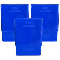 Crush-Proof Plastic 2 Piece Cigarette Case For King & 100s (3, Blue)