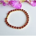 thumbnail image 2 of Garnet Tennis Bracelet-Round, 2 of 2