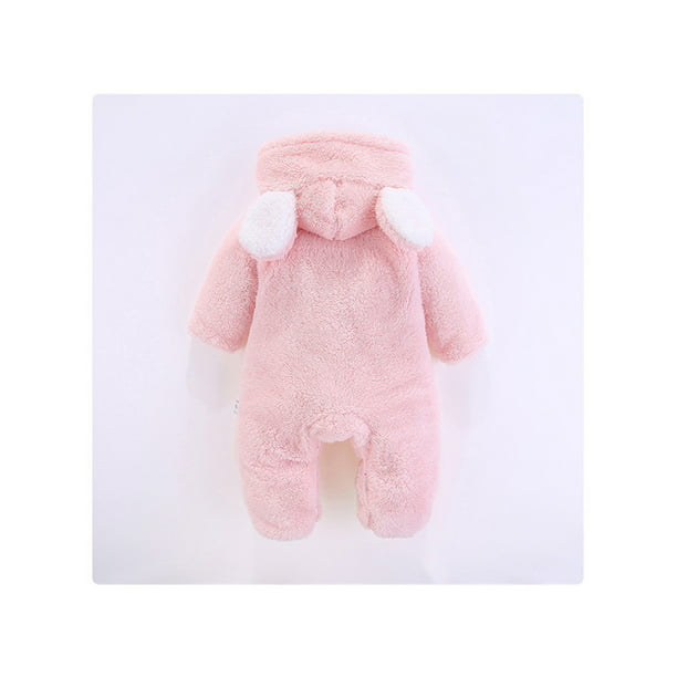 PatPat - Baby Boy / Girl 3D Bear Design Winter Hooded Jumpsuit ...