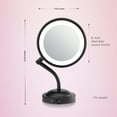 thumbnail image 7 of Conair Double-Sided LED Mirror with 1x and 5x Magnification BE4SMBX, 7 of 7