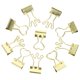 thumbnail image 1 of Houderco 10Ud Clips Sujetapapeles Dorados Multifuncionales Para Uso En Oficina Y Casa, 1 of 6