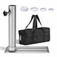 thumbnail image 3 of Yescom Flag Pole Tire Mount Portable Metal Tailgate RV Camping 20ft 25ft 30ft Telescopic Adjustable Flagpole Holder Silver, 3 of 4
