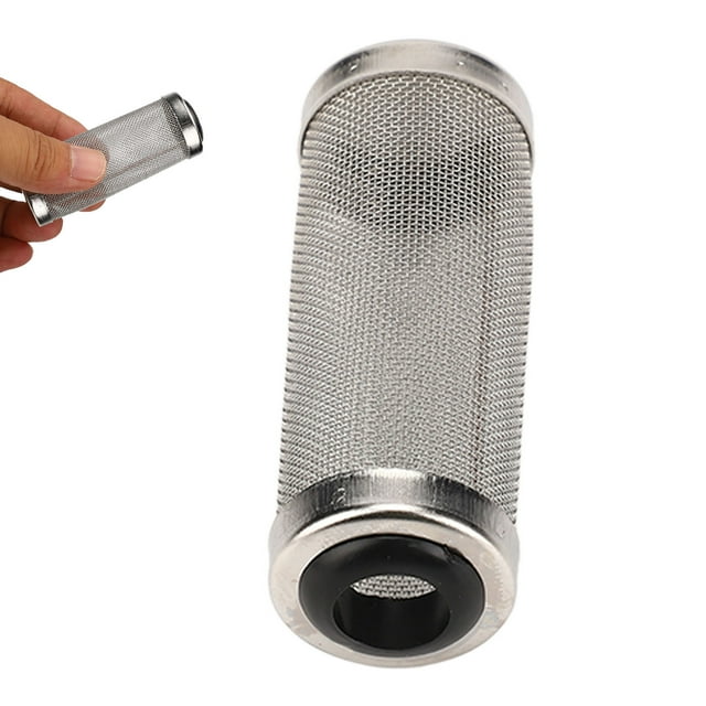 Aquarium Filter Guard, Aquarium Filter Intake Cover Professional Sturdy Rustproof Safe for Filtration White Inner Diameter 12mm/0.47in Small,White Inner Diameter 16mm/0.63in