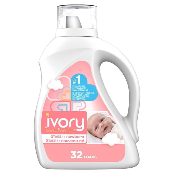 Ivory Snow 1 Newborn Baby Liquid Laundry Detergent