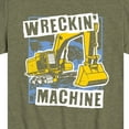 thumbnail image 3 of Instant Message - Wreckin Machine Excavator - Toddler & Youth Short Sleeve Graphic T-Shirt, 3 of 6