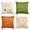 Multi, variant on Sm:)e Hello Autumn Flower Maple Leaves Orange Pumpkin Watercolor Fall Throw Pillow Covers 18 x 18 Inch Set of 4