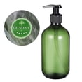 thumbnail image 3 of OUNONA 2PCS 500ml Empty Shampoo Bottles Opaque Versatile Pump Bottle Drip-Free Lotion Container Hand Soap Dispenser (Green), 3 of 5