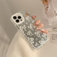 thumbnail image 5 of Bow Phone Case for iPhone 12 and iPhone 12 Pro,Cute Mirror Silver Women Girls Soft Shockproof Protective Phone Case Compatible with iPhone 12/12 Pro (Silver, iPhone 12/12 Pro), 5 of 6