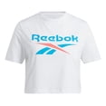 thumbnail image 4 of Playera Reebok Mujer Crop Top Identity Blanco Casual blanco XS, 4 of 7