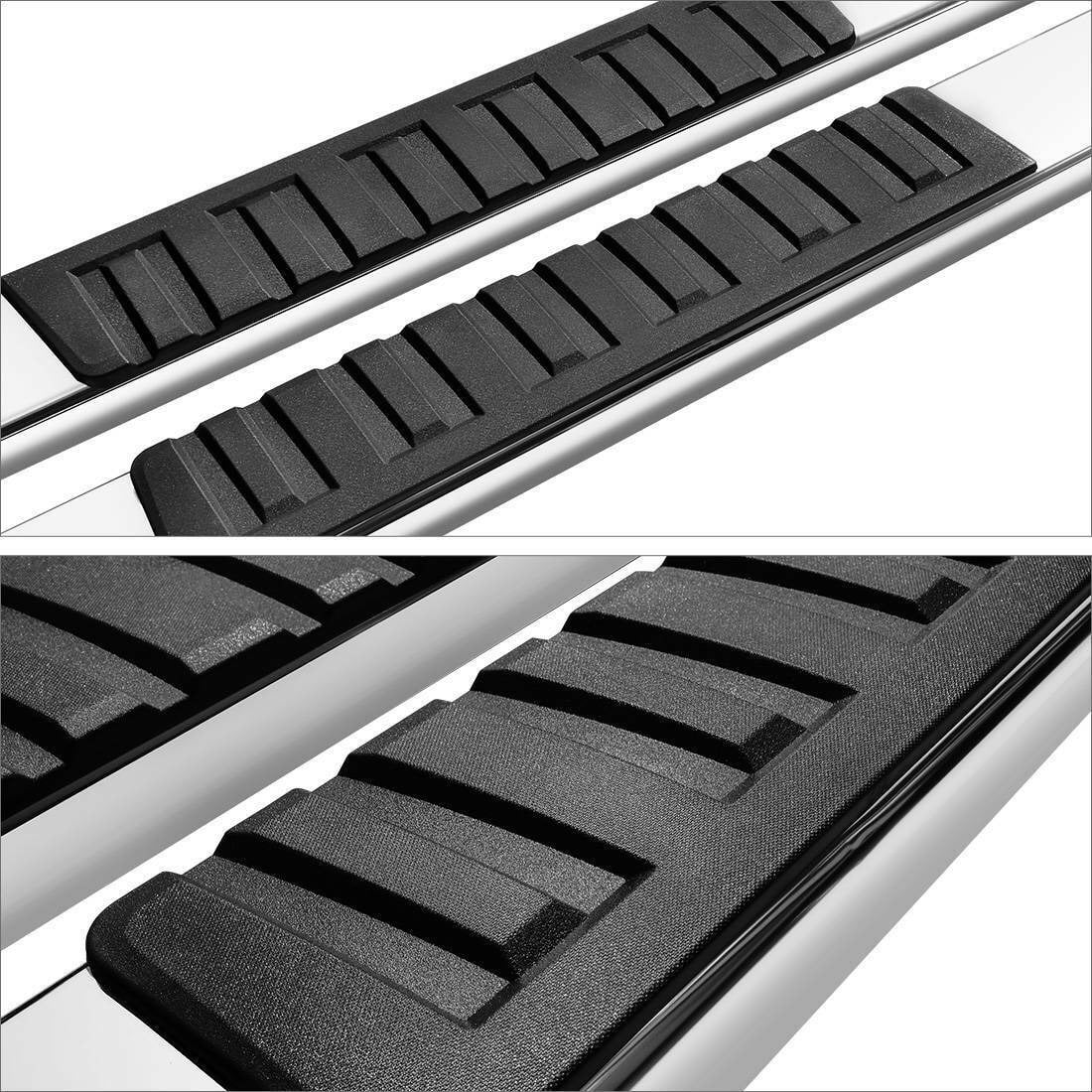 RVNI Running Boards for 2009 2010 2011 2012 2013 2014 Ford F150 Super Crew Cab 6 in Side Step Nerf Bars S/S Stainless Steel