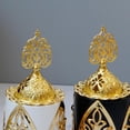 thumbnail image 4 of Quemador de incienso de cerámica de porcelana, incensario, suministros budistas, decoración Negro, 4 of 9