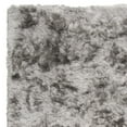 thumbnail image 6 of SAFAVIEH Ocean Trellis Solid Plush Polyester Shag Area Rug, Silver, 8' x 10', 6 of 8