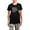 With Gray Camo Pant, variant on - Amazing Aunt Women's Dark Pajamas - Women's Short Sleeve Print T-Shirt and Pants Dark Cotton Pajama Set