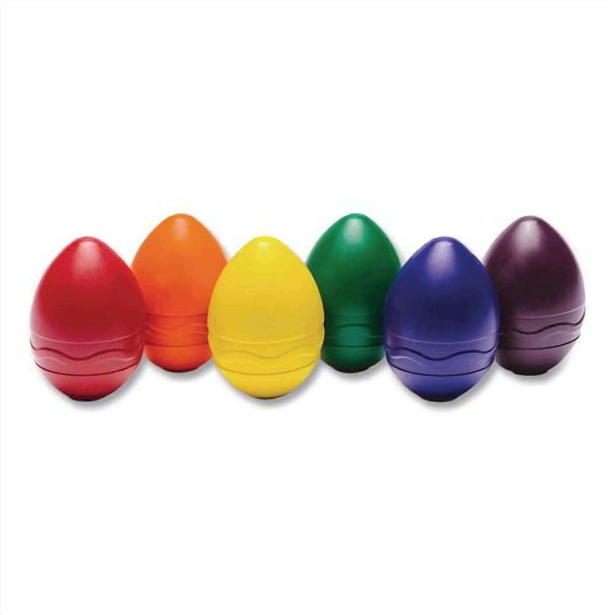 My First Washable Palm Grasp Crayons, Assorted Colors, 6/Pack | Bundle of 2