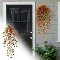 thumbnail image 1 of Home Decoration Artificial Hanging Flowers For Outdoor Spring Decoration 4PCS Silk With Leaves Look Real Faux Flowers For Outside Porch Patio Window Box Yard Home Decor, 1 of 9