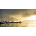 thumbnail image 2 of Head, Danny 14x9 White Modern Wood Framed Museum Art Print Titled - Marina Morning II, 2 of 4