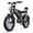 G52 Black, variant on G52 750W Electric Bike for Adults, 1500W Peak, 48V 18Ah Battery, 32MPH Max Speed, 68 Mile Range, 20"x4" Fat Tire E-Bike, UL 2849 Certified