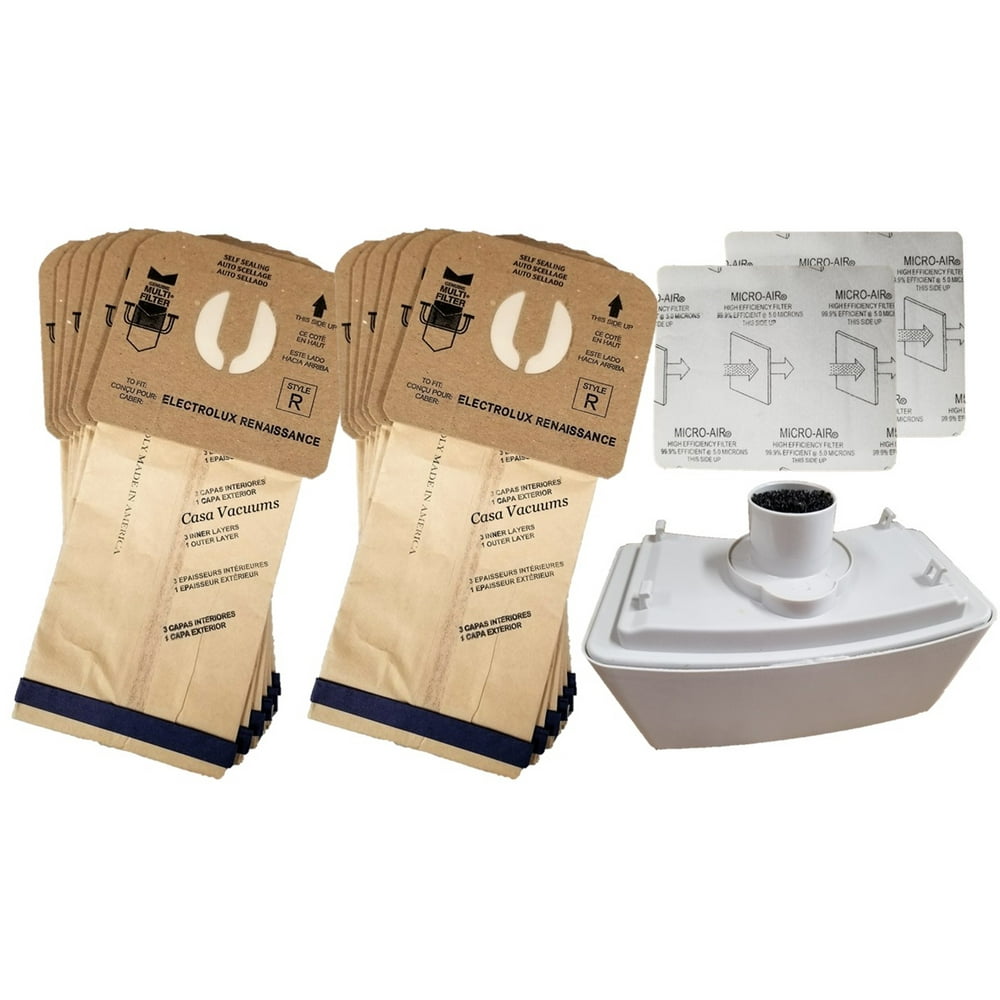 Aerus Electrolux Guardian Bag & HEPA Filter Bundle 12 Style R Bags + 1
