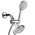 thumbnail image 1 of High Pressure Rainfall Shower Combo Air-Injection High Pressure Rain Showerhead and 5-setting Hand Held Shower ,Easy to Install, 1 of 8