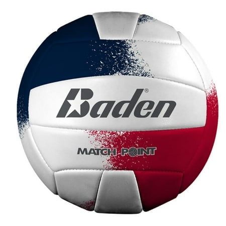 Baden Sports Match Point Volleyball Red/White/Blue BVSL-3043-P4