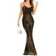 thumbnail image 4 of Vestidos Puntoco para mujer, vestido de verano a la moda con lentejuelas, vestido brillante con purpurina para fiesta y discoteca, falda larga envolvente, vestido formal de noche, 4 of 9