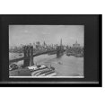 thumbnail image 2 of Historic Framed Print, [Brooklyn Bridge and New York skyline, New York, N.Y.], 17-7/8" x 21-7/8", 2 of 9
