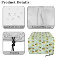 thumbnail image 7 of Xixirimido Bee Daisy Floral Print Toaster Covers Bread Maker Cover, Kitchen Small Appliance Covers, Microwave Toaster Oven Cover Toasters Kitchen Accessories, 2 Slice, 7 of 7