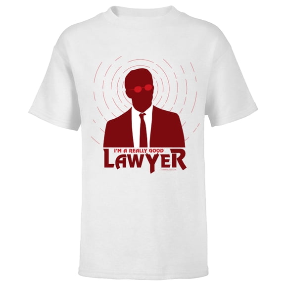 Marvel Spider-Man: No Way Home Matt Murdock Good Lawyer - Short Sleeve T-Shirt for Kids – Customized-White