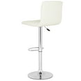 thumbnail image 6 of SAFAVIEH Arissa 29.9" Contemporary Swivel Bar Stool, White, 6 of 6