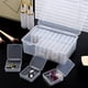 thumbnail image 1 of Caja organizadora de escritorio transparente con compartimentos – Estuche de joyería multifuncional de plástico para pendientes, anillos y collares – Solución de almacenamiento apilable para tocador, 1 of 6
