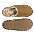 thumbnail image 5 of Jessica Simpson Womens Comfy Faux Fur Slip On Scuff House Slipper -  Memory Foam Anti-Skid Sole, 5 of 9