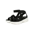 thumbnail image 5 of Women Elasticized Ankle Strap Flatform Sneaker Sandal 18863, 5 of 6