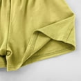 thumbnail image 4 of tarylea Summer Unisex Pajamas Sets for Toddler Baby Girls Boys Crew Neck Short Sleeve Tops Elastic Waist Wide Leg Shorts Solid Color Sleepwear Suits Casual Loose Toddler Sets for 1-10 Years, 4 of 6