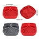 thumbnail image 5 of Yuarrent Bandeja de revestimiento de aire de silicona reutilizable, bandeja de almacenamiento plegable para freidora de aire, cesta de silicona Herramientas y accesorios para hornear gris, 5 of 6