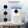 thumbnail image 3 of BlitzHome Air Purifier Cleaner,Space Up to 1200 Sq Ft,Smart Voice Control&PM2.5 Monitor,HEPA Filter,Remove Pet Allergies, Smoke ,Dust, 3 of 9