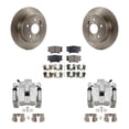 thumbnail image 1 of Transit Auto Rear Disc Brake Caliper Rotors and Semi-Metallic Pads Kit for Car Toyota Camry Lexus ES350 Avalon KC8-100636P, 1 of 11