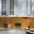 thumbnail image 2 of FASÄDE Terrain Decorative Vinyl Backsplash 15 sq ft Kit in Polished Copper, 2 of 6