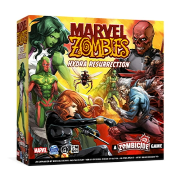Marvel Zombies: A Zombicide Game - Hydra Resurrection - Battle Red Skull's Zombie Hydra Soldiers! Cooperative Strategy Game, Ages 14+, 1-6 Players, 90 Minute Playtime, Made by C