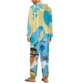 thumbnail image 3 of Blue'S Clues Women Men Pajamas Zipper Onesie Jumpsuit Hooded One Piece Sleepwear, 3 of 8