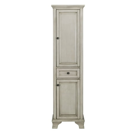 Foremost Corsicana Antique Grey Linen Cabinet
