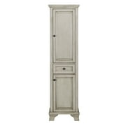 Foremost Corsicana Antique Grey Linen Cabinet