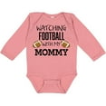 thumbnail image 3 of Inktastic Watching Football with My Mommy Boys or Girls Long Sleeve Baby Bodysuit, 3 of 5