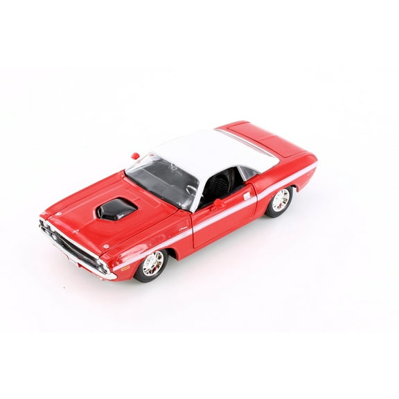 1970 Dodge Challenger R/T Coupe Soft Top, Red - Showcasts 38263R - 1/24 Scale Diecast Model Car