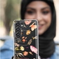 thumbnail image 5 of MUNDAZE Samsung Galaxy S21 Shockproof Clear Hybrid Protective Phone Case Peach Meadow Wildflowers Butterflies Bees Floral Cover, 5 of 5