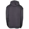 thumbnail image 3 of 9 Crowns Essentials Mens Full Zip Sherpa Lined Fleece Hoodie Jacket (Charcoal/Black, Small), 3 of 3