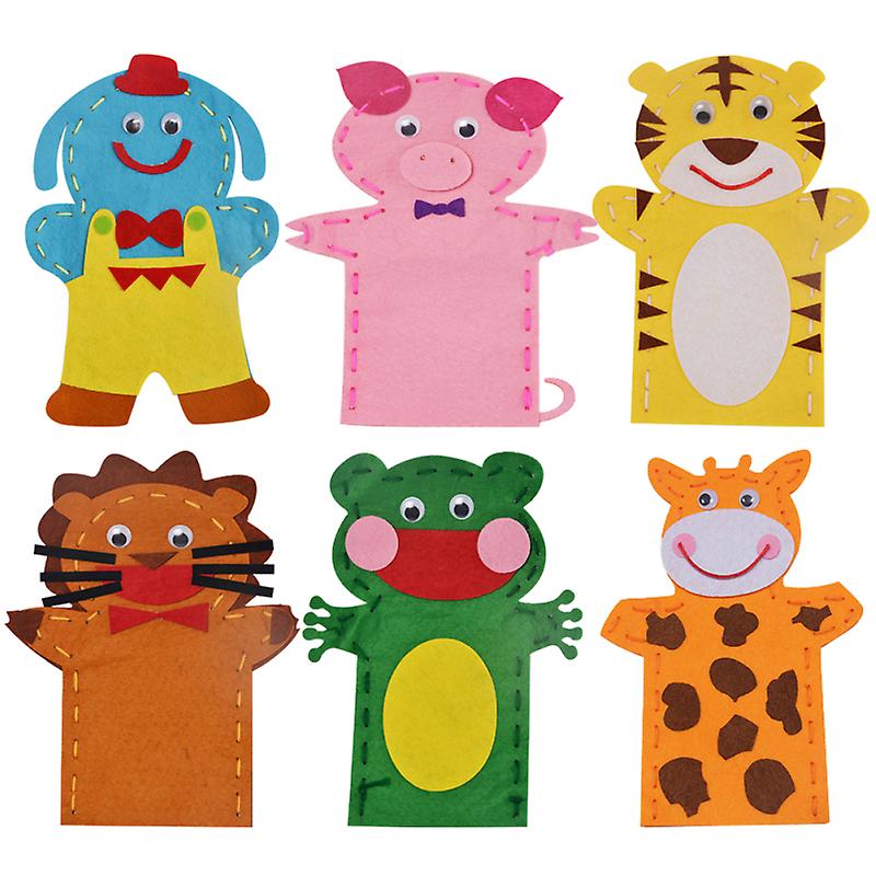 6pcs Kids Hand Puppet Kit