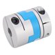 thumbnail image 2 of Acoplador deslizante transversal D50L58, acoplamiento de eje flexible de alta torsión de aleación de aluminio para varilla roscada de servomotor., 2 of 14