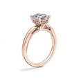 thumbnail image 3 of 2.15 Carat Sparkle Asscher Cut Moissanite (D/VVS1) Anniversary Ring for Women Solid 14K Rose Gold Size 8.5 by Diamond-Capitals, 3 of 8