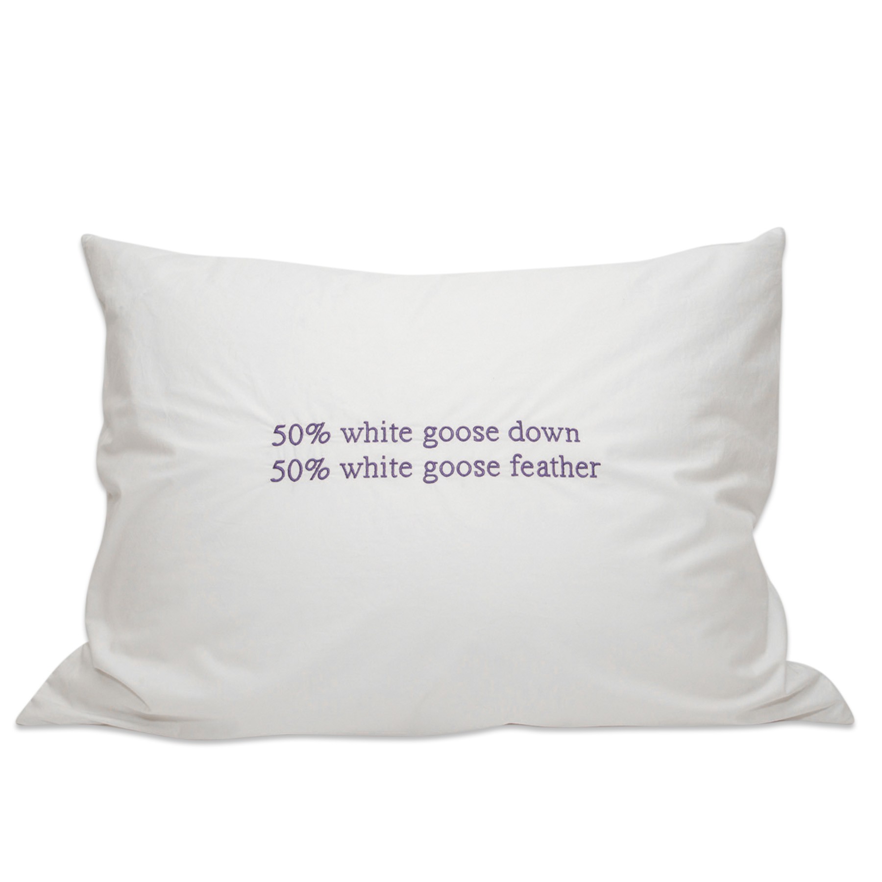 Photo 1 of 50 white goose down / 50 white goose feathers pillow