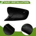 thumbnail image 4 of Reemplazo de tapa de espejo lateral izquierdo y derecho ABS negro para Toyota Corolla 2009-2013 de Unique Bargains, 4 of 7